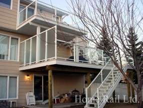 Toronto Glass Deck Railing